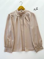 شومیز یقه مرواریدی ۱۰۰۱۰ - Image 3