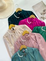 شومیز یقه مرواریدی ۱۰۰۱۰