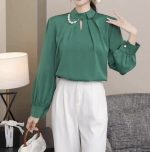 شومیز یقه مرواریدی ۱۰۰۱۰ - Image 7